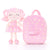 Personalized Goveleya Curly Girl Dolls Pink Star Doll Backpack 9inches - Gloveleya Offical