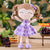 Personalized Gloveleya Curly Hair Baby Doll Grape 12inches(30CM) - Gloveleya Offical