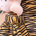 Bild in Galerie-Betrachter laden, Gloveleya 9-inch Personalized Plush Curly Animal Dolls Backpack Tiger
