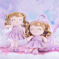 Load image into Gallery viewer, Gloveleya 9-inch Personalized Plush Curly Star Dolls Backpack Gifts - Gloveleya Offical
