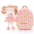 Personalized Gloveleya Curly Girl Dolls Backpack with Orange Costume Doll 9inches - Gloveleya Offical
