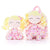 Personalized Gloveleya Curly Girl Dolls Backpack with Ice Cream Costume Doll 9inches - Gloveleya Offical