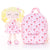 Personalized Gloveleya Curly Girl Dolls Backpack with Strawberry Costume Doll 9inches - Gloveleya Offical