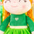 Personalized Saint Patrick's Day Blessings Gifts Plush Shamrock Elf Doll 16" Green