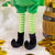 Personalized Saint Patrick's Day Blessings Gifts Plush Shamrock Elf Doll 16" Green - Gloveleya Offical