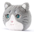 Load image into Gallery viewer, Lazadagifts 15-inch Fashion Mink Velvet Plush Kitty Pillow Toy Cat Gray
