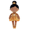 Load image into Gallery viewer, Gloveleya 13-inch Personalized Plush Dolls Iridescent Glitter Ballerina Series Tanned Gold - Gloveleya Offical
