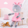 Load image into Gallery viewer, Lazada 17 - inch Personalized Magical Princess Dolls Gray Kitty - Gloveleya Official
