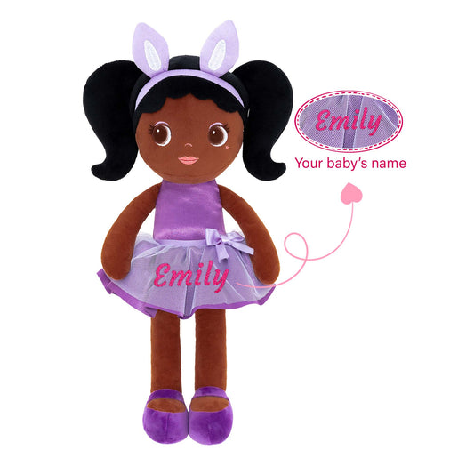 Muñecas princesas mágicas personalizadas de 17 pulgadas de Lazada, regalos para niñas afroamericanas Brianna