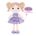 Cargar la imagen en la vista de la galería, Lazadagifts 12-inch Personalized Fashion Girls Stars Glitter Girls Purple
