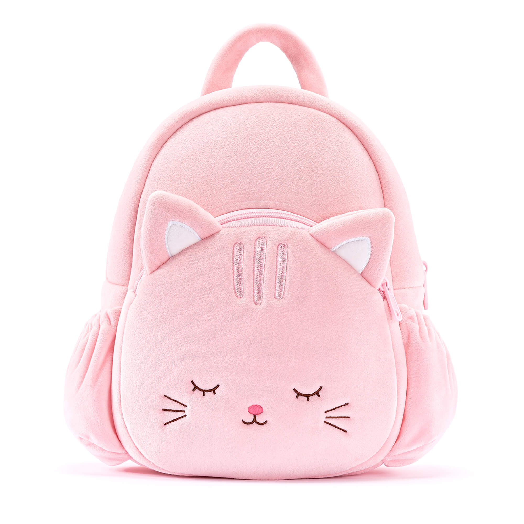 Lazadagifts 11 - inch Toddler Kids Backpack Plush Kitty Cat Pre - School Backpacks with Double Layers Storage Pink - Gloveleya Official