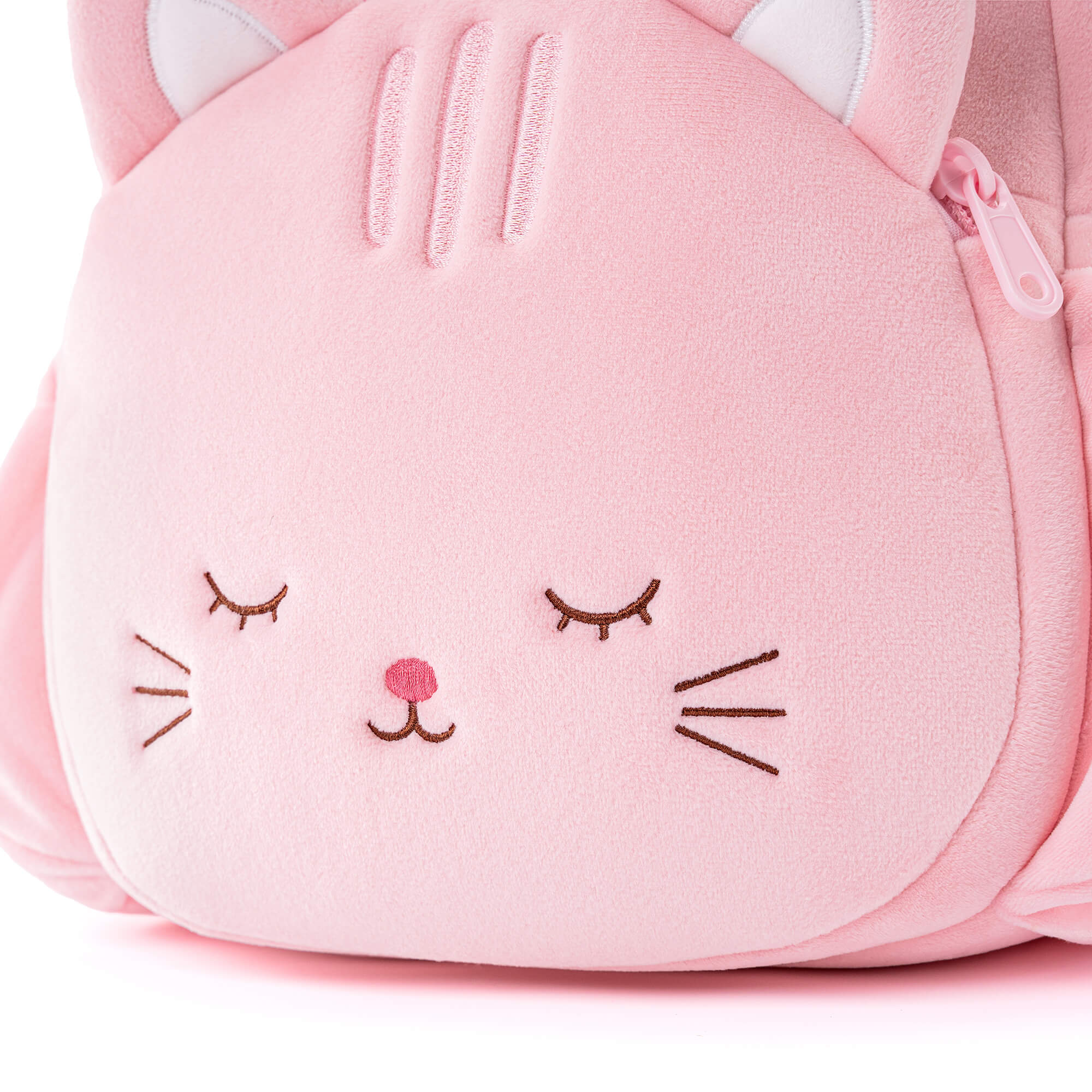 Lazadagifts 11 - inch Toddler Kids Backpack Plush Kitty Cat Pre - School Backpacks with Double Layers Storage Pink - Gloveleya Official