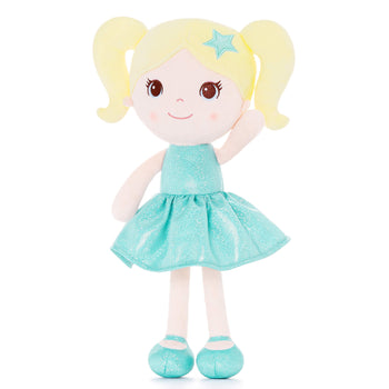 Lazadagifts 12 - inch Personalized Fashion Girls Stars Glitter Girls Aqua - Gloveleya Official