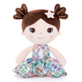 Cargar la imagen en la vista de la galería, Lazadagifts 12 - inch Personalized Plush Dolls Fashion Girls Mermaid Princess Purple - Gloveleya Official
