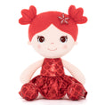 Load image into Gallery viewer, Lazadagifts 12 - inch Personalized Plush Dolls Fashion Girls Mermaid Princess Red - Gloveleya Official
