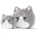 Carica l'immagine nel visualizzatore della galleria, Lazadagifts 15 - inch Fashion Mink Velvet Plush Kitty Pillow Toy Cat Gray - Gloveleya Official
