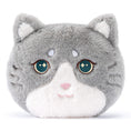 Charger l'image dans la visionneuse de la galerie, Lazadagifts 15 - inch Fashion Mink Velvet Plush Kitty Pillow Toy Cat Gray - Gloveleya Official
