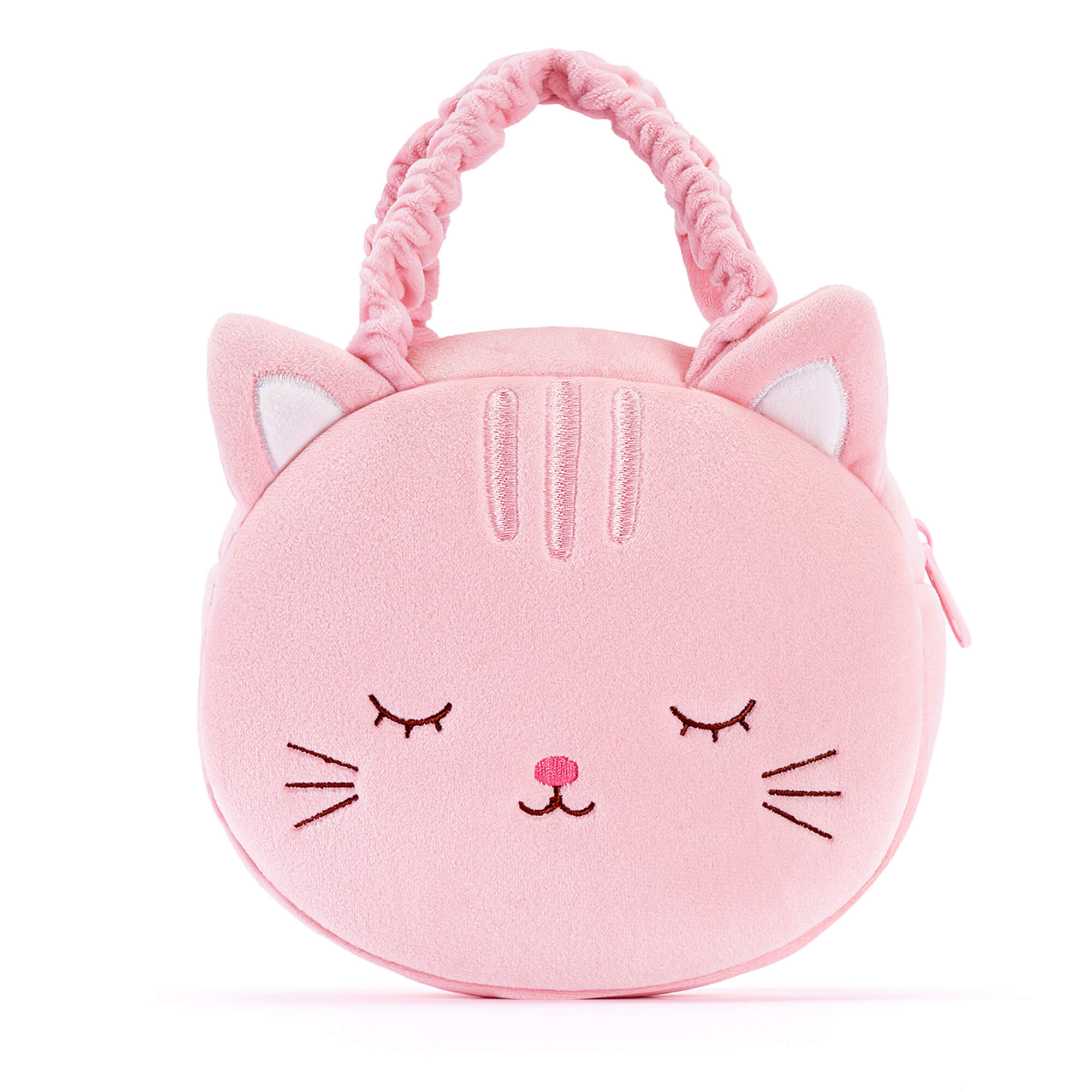 Lazadagifts 6 - inch Fashion Baby Girls Kitty Cat Handbag Plush Girls Purse Pink - Gloveleya Official