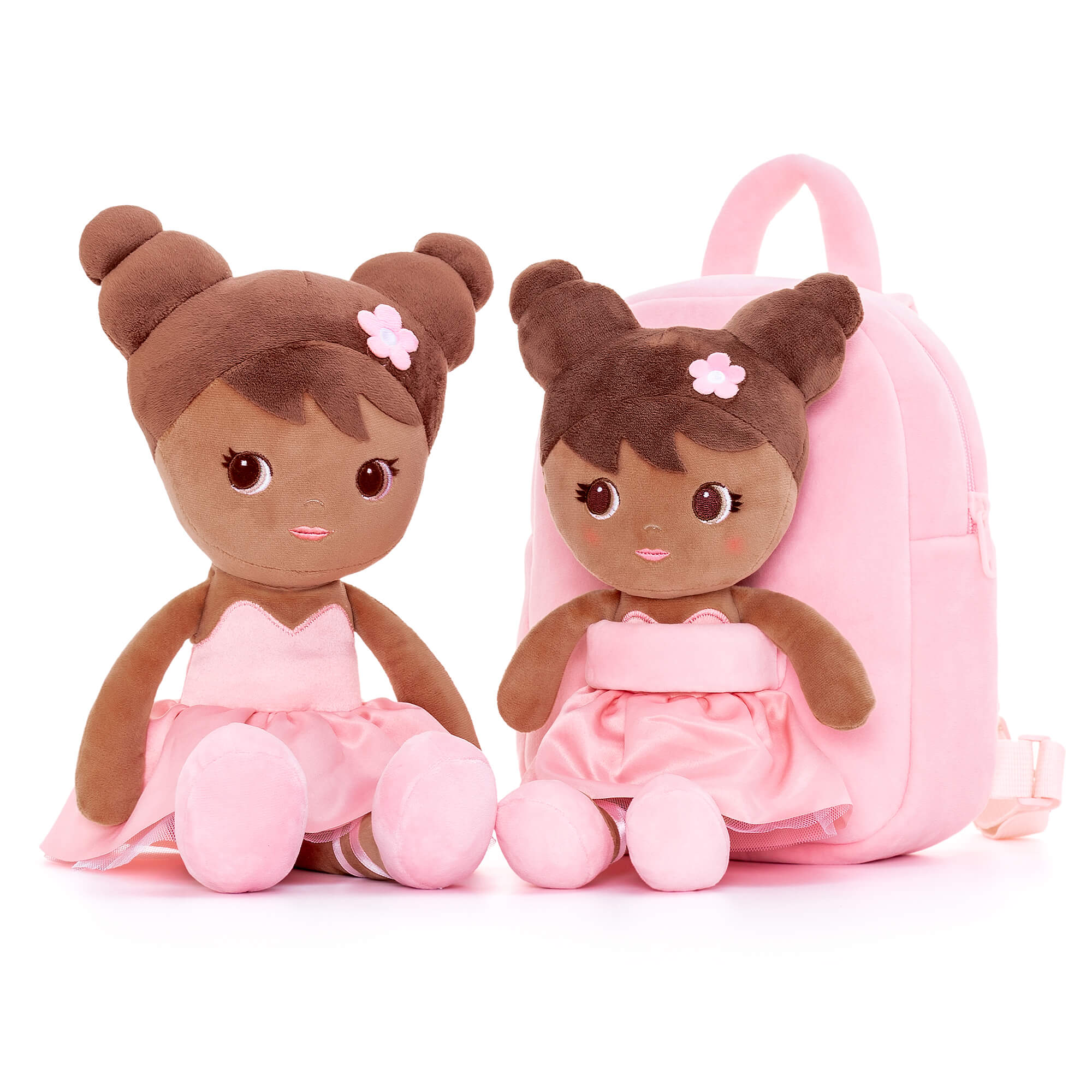 Lazadagifts 9 - inch Personalized Magical Girl Backpacks with Plush Julia Doll - Gloveleya Official