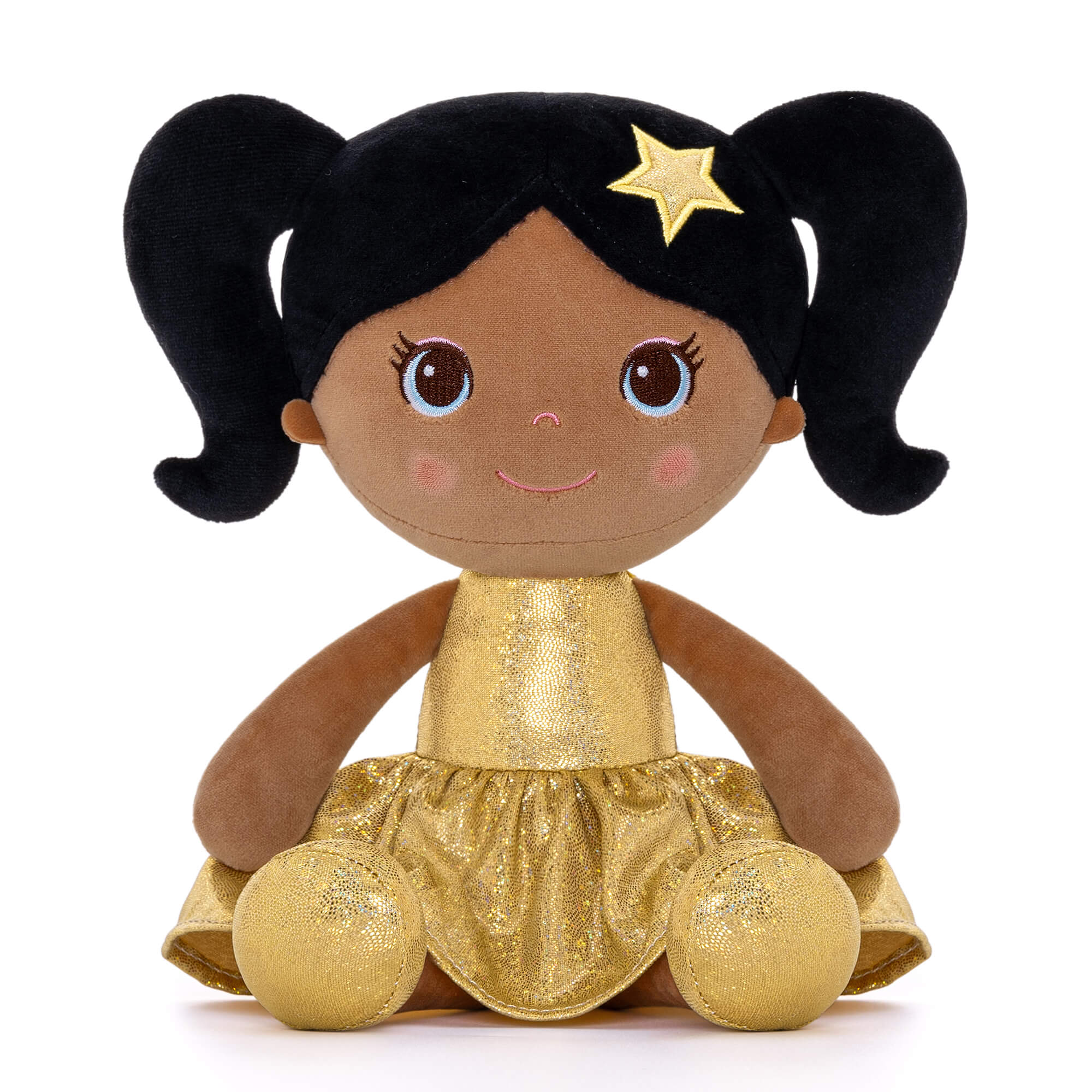 Lazadagifts 12-inch Personalized Fashion Girls Stars Glitter Girls Gold - Gloveleya Offical