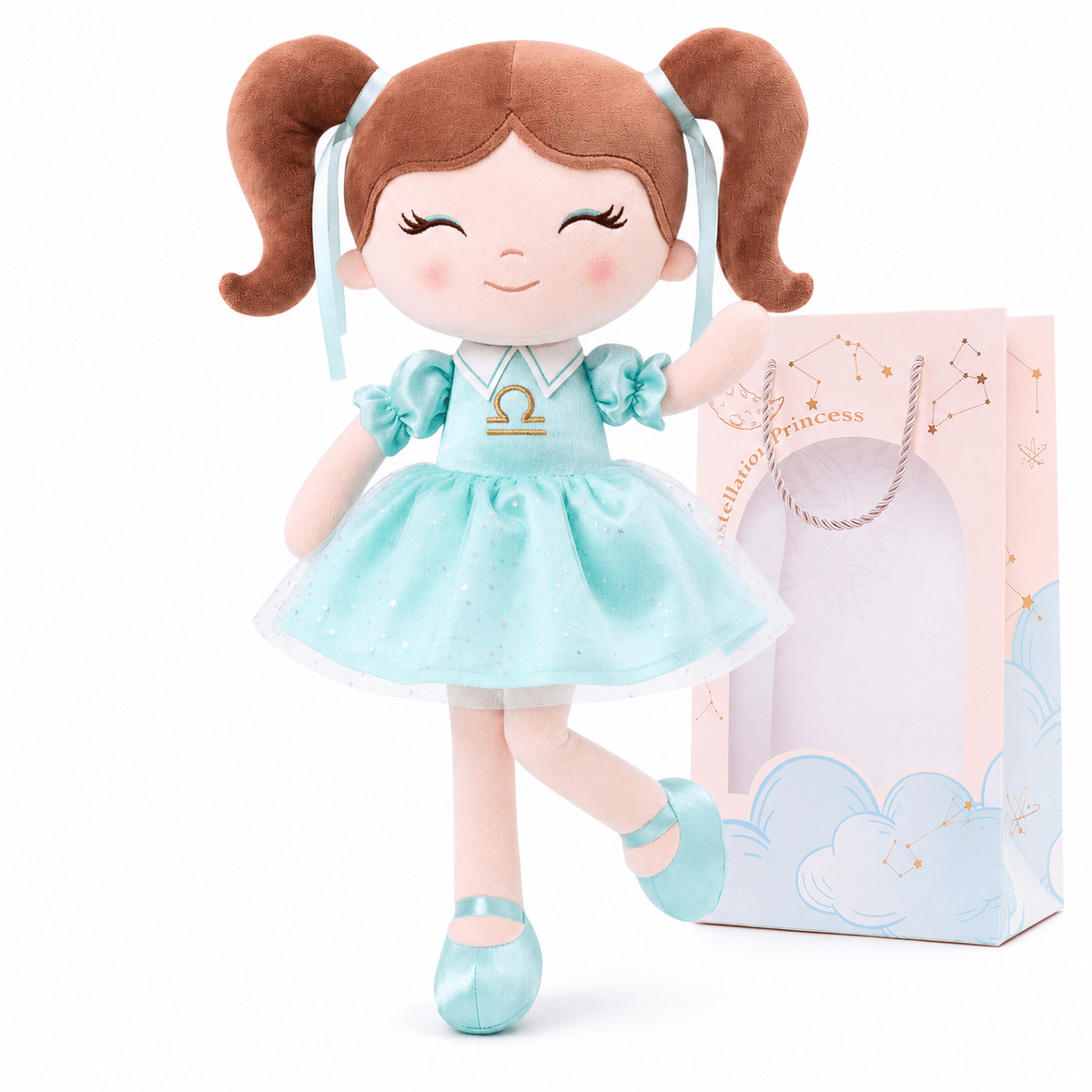 Libra Zodiac Doll Gift Set – 17-Inch Birthday Gift for Girls - Gloveleya Official