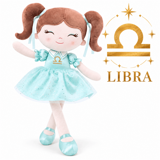 Libra Zodiac Doll Gift Set – 17-Inch Birthday Gift for Girls - Gloveleya Official