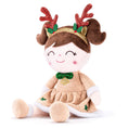 Carica l'immagine nel visualizzatore della galleria, (Limited Edition) Gloveleya 16 - inch Personalized Christmas Reindeer Doll Brown - Gloveleya Official
