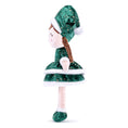 Cargar la imagen en la vista de la galería, (Limited Edition) Gloveleya 16 - inch Personalized Christmas Santa Girl Doll Green - Gloveleya Official
