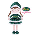 Carica l'immagine nel visualizzatore della galleria, (Limited Edition) Gloveleya 16 - inch Personalized Christmas Santa Girl Doll Green - Gloveleya Official
