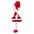 Cargar la imagen en la vista de la galería, (Limited Edition) Gloveleya 16 - inch Personalized Christmas Santa Girl Doll Red - Gloveleya Official
