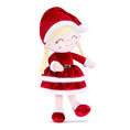 Cargar la imagen en la vista de la galería, (Limited Edition) Gloveleya 16 - inch Personalized Christmas Santa Girl Doll Red - Gloveleya Official
