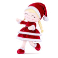 Carica l'immagine nel visualizzatore della galleria, (Limited Edition) Gloveleya 16 - inch Personalized Christmas Santa Girl Doll Red - Gloveleya Official
