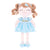 Personalized  Love Curly Princess Doll- Blue - Gloveleya Offical