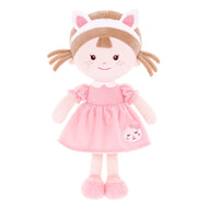 Onetoo 13-inch Personalized Animal Series Milly Dolls Girl Gifts Pink Cat - Gloveleya Offical