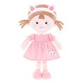 Cargar la imagen en la vista de la galería, Onetoo 13-inch Personalized Animal Series Milly Dolls Girl Gifts Pink Cat - Gloveleya Offical
