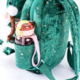 Load image into Gallery viewer, (Non - Personalized) Gloveleya 9 - inch Christmas Santa Doll Backpacks Green - Gloveleya Official
