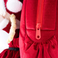 Cargar la imagen en la vista de la galería, (Non - Personalized) Gloveleya 9 - inch Christmas Santa Doll Backpacks Red - Gloveleya Official
