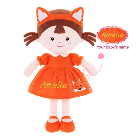 Onetoo 13 - inch Personalized Animal Series Milly Dolls Girl Gifts Fox - Gloveleya Official