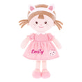 Load image into Gallery viewer, Onetoo 13 - inch Personalized Animal Series Milly Dolls Girl Gifts Pink Cat - Gloveleya Official
