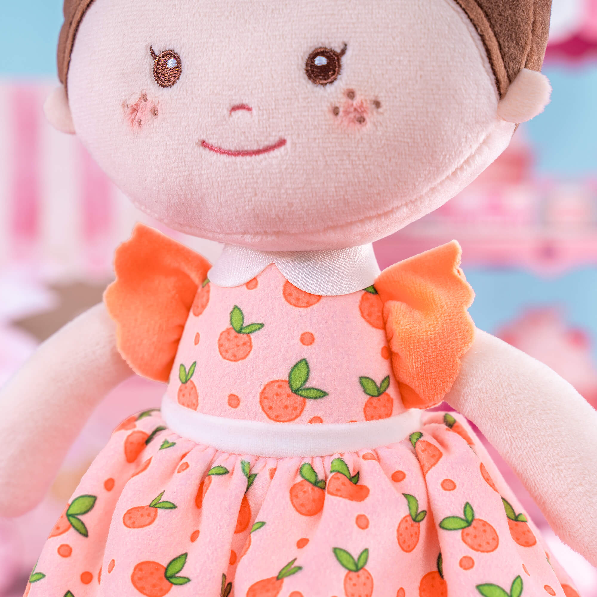 Onetoo 13 - inch Personalized Love Heart Series Milly Dolls Girl Gifts Orange - Gloveleya Official