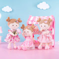 Carica l'immagine nel visualizzatore della galleria, Onetoo 13 - inch Personalized Love Heart Series Milly Dolls Girl Gifts Pink - Gloveleya Official
