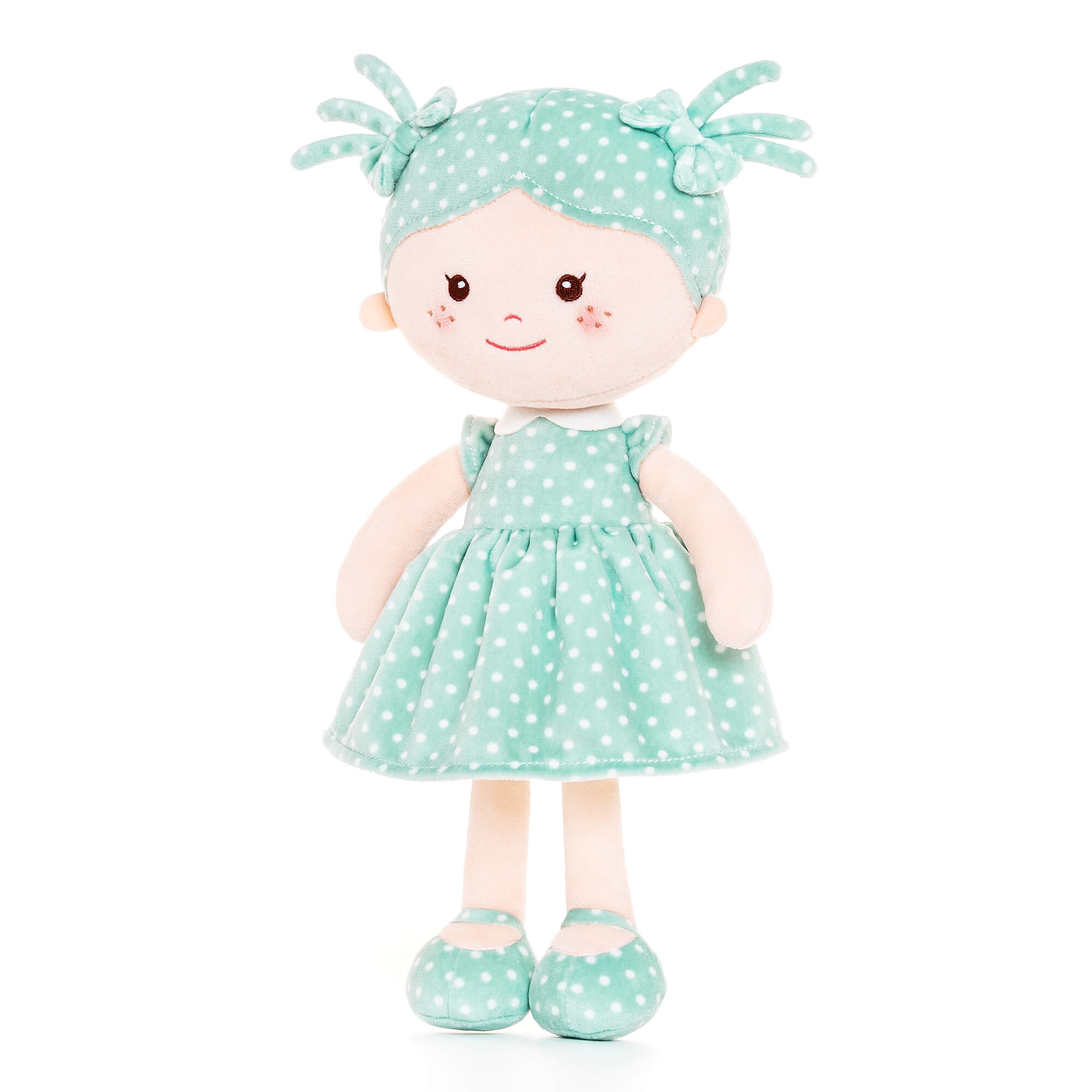 Onetoo 13 - inch Personalized Mini Polka Dot Series Dolls Green Girl Gifts - Gloveleya Official