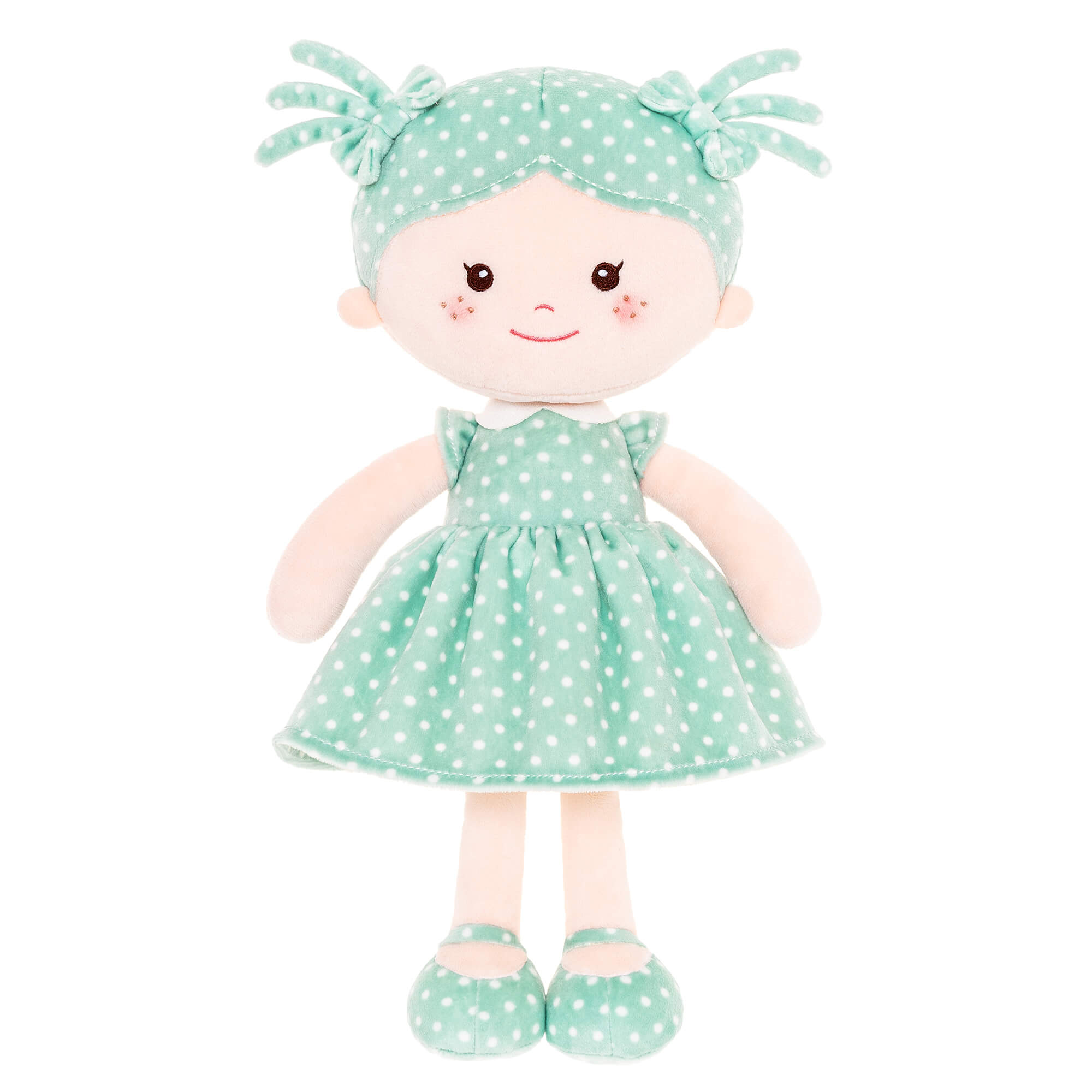 Onetoo 13 - inch Personalized Mini Polka Dot Series Dolls Green Girl Gifts - Gloveleya Official