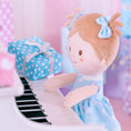 Cargar la imagen en la vista de la galería, Onetoo 13 - inch Personalized Polka Dot Series Dolls Blue Girl Gifts - Gloveleya Official
