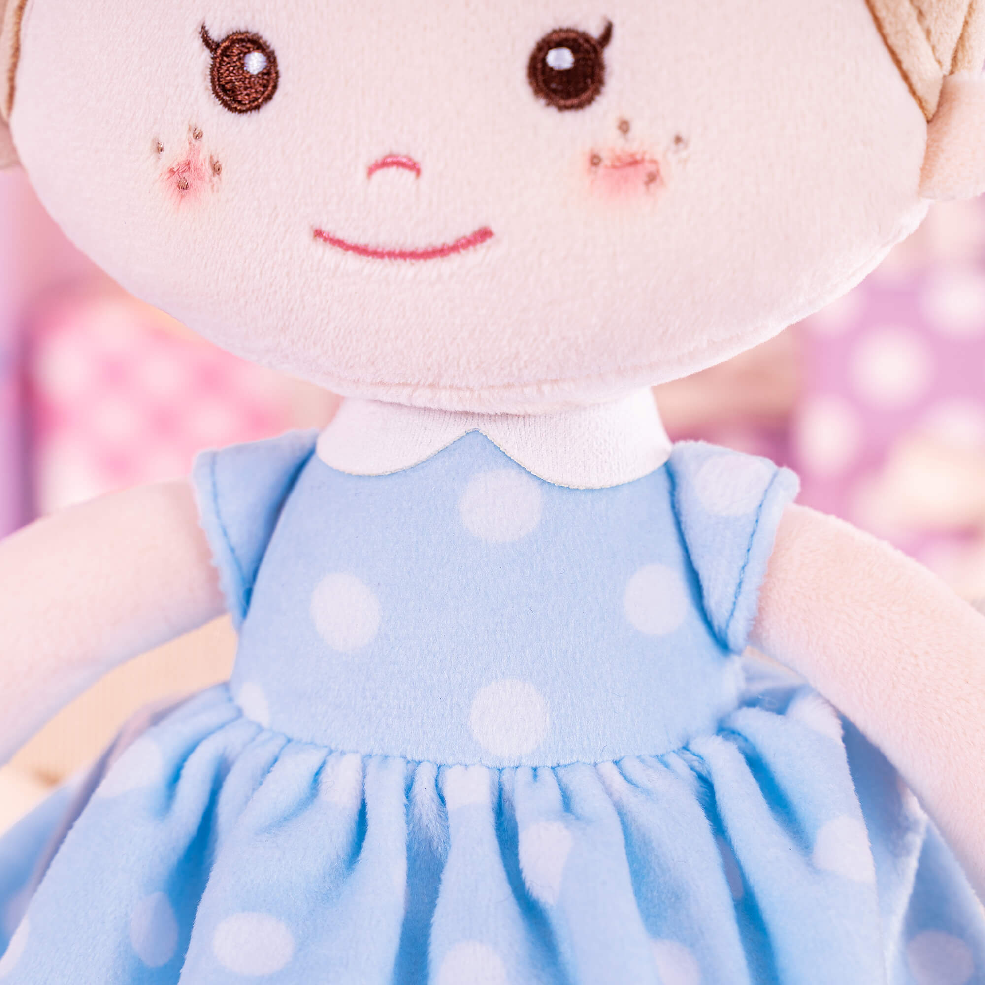 Onetoo 13 - inch Personalized Polka Dot Series Dolls Blue Girl Gifts - Gloveleya Official