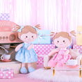 Cargar la imagen en la vista de la galería, Onetoo 13 - inch Personalized Polka Dot Series Dolls Coral Girl Gifts - Gloveleya Official
