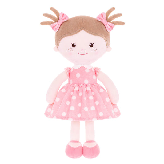 Onetoo 13 - inch Personalized Polka Dot Series Dolls Coral Girl Gifts - Gloveleya Official