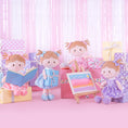 Cargar la imagen en la vista de la galería, Onetoo 13 - inch Personalized Polka Dot Series Dolls Coral Girl Gifts - Gloveleya Official
