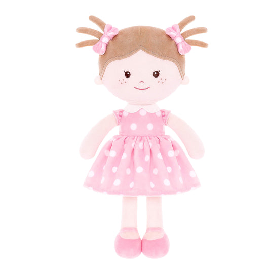 Onetoo 13 - inch Personalized Polka Dot Series Dolls Pink Girl Gifts - Gloveleya Official