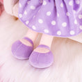 Cargar la imagen en la vista de la galería, Onetoo 13 - inch Personalized Polka Dot Series Dolls Purple Girl Gifts - Gloveleya Official
